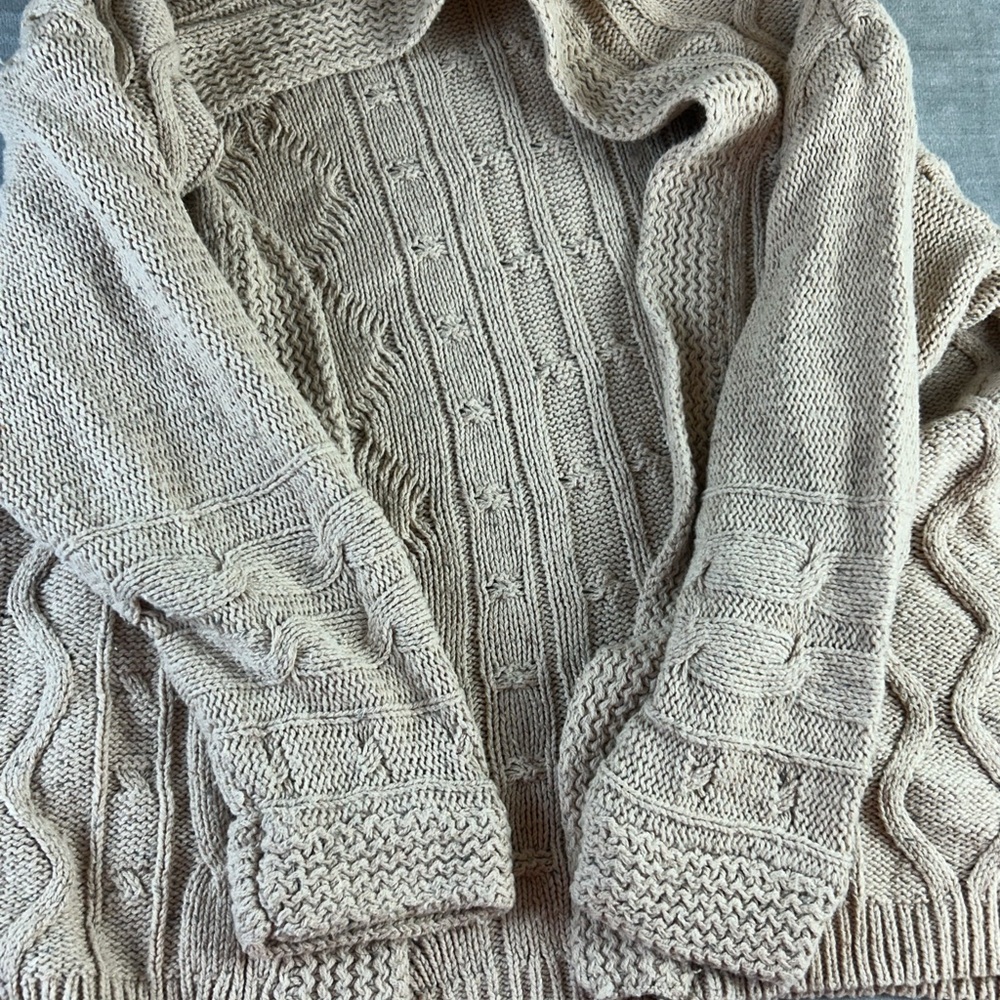 Universal Thread Beige Cowl Neck Sweater